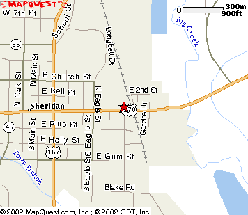 Map to Our Location